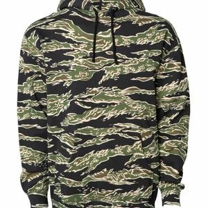 QUALITY BRAND NEW TIGER STRIPE CAMO HOODIE SIZE L